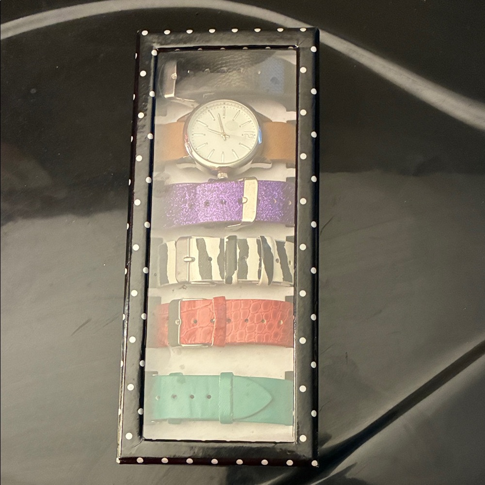 Watch with Interchangeable Straps